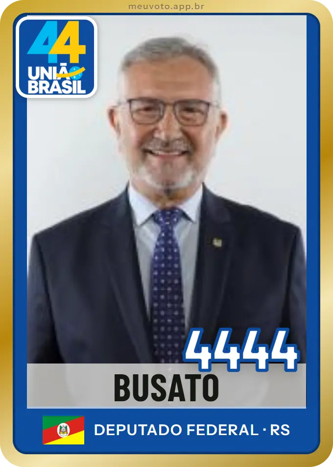 Carta de Busato, número 4444, União