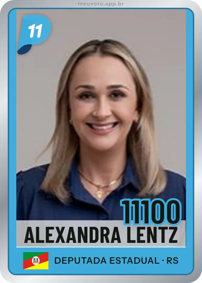 Carta de Alexandra Lentz, número 11100, PP