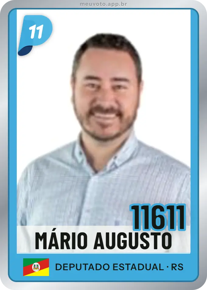 Carta de Mário Augusto, número 11611, PP