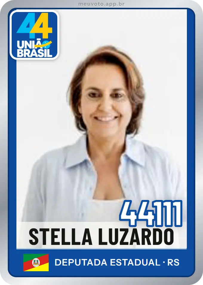 Carta de Stella Luzardo, número 44111, União