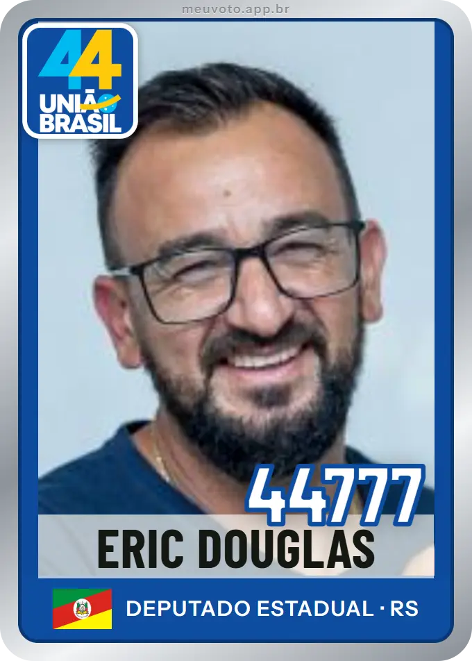 Carta de Eric Douglas, número 44777, União