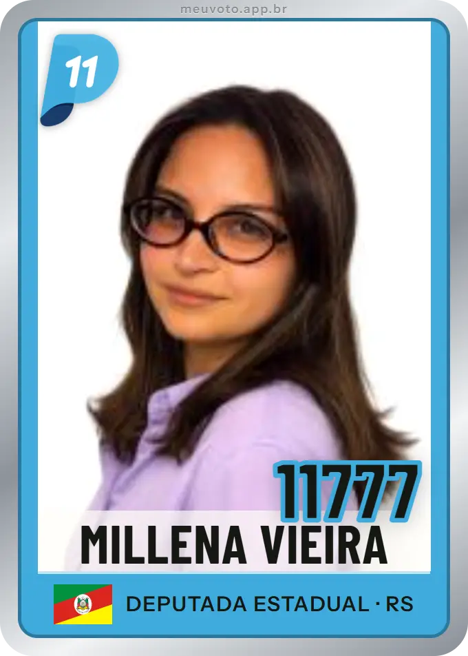 Carta de Millena Vieira, número 11777, PP