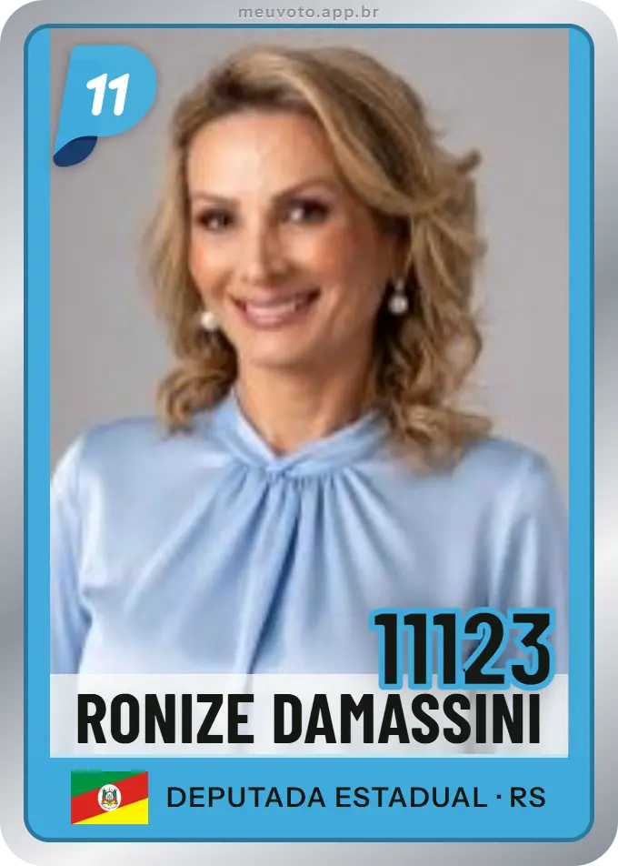 Carta de Ronize Damassini, número 11123, PP