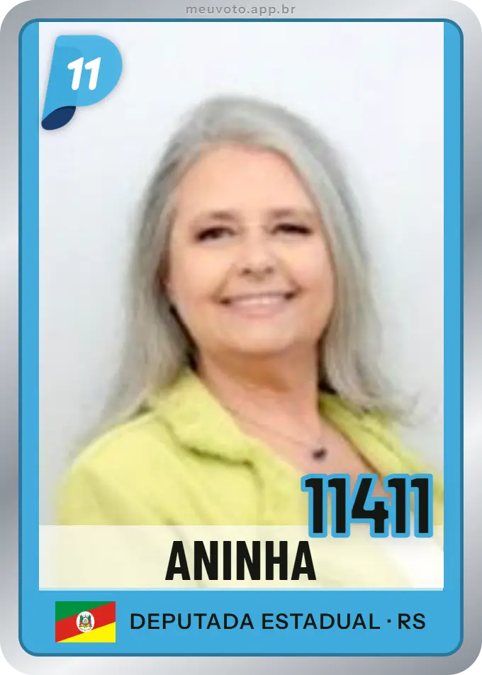 Carta de Aninha, número 11411, PP