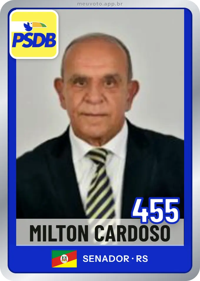 Carta de Milton Cardoso, número 455, PSDB
