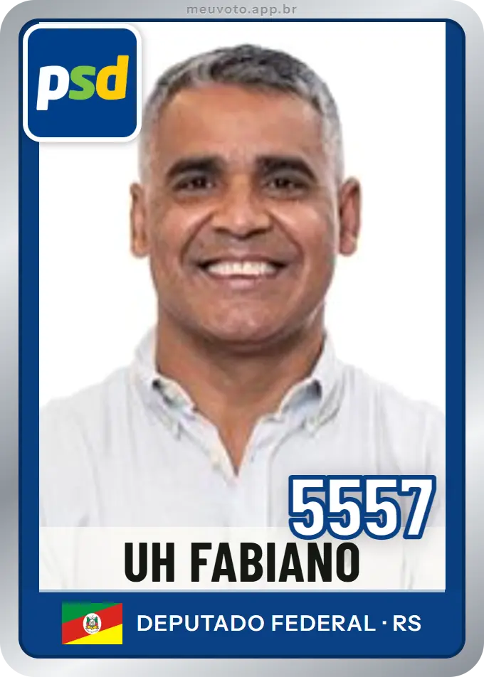 Carta de Uh Fabiano, número 5557, PSD