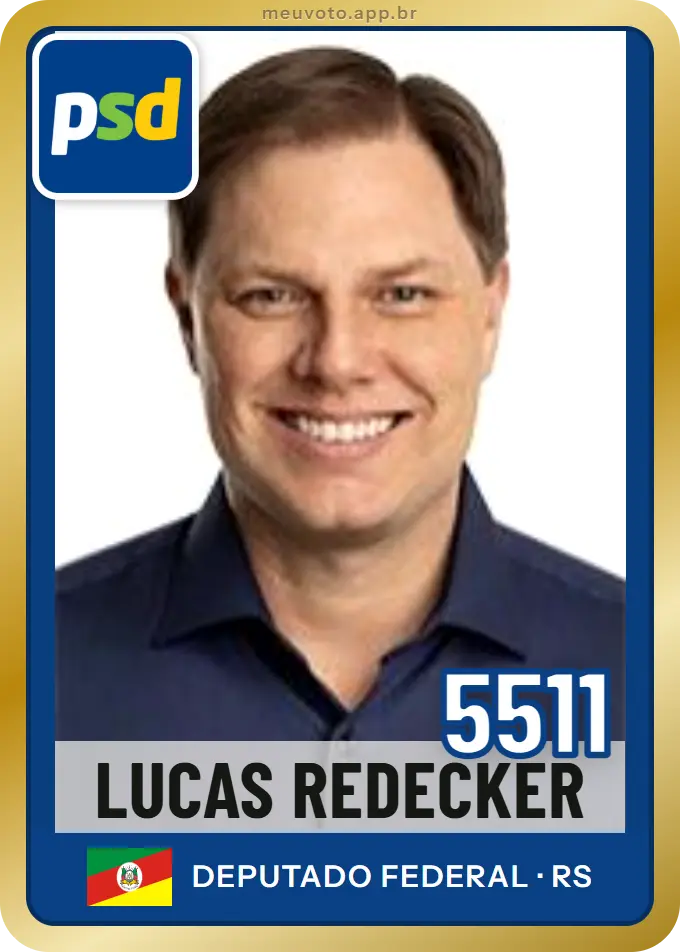 Carta de Lucas Redecker, número 5511, PSD
