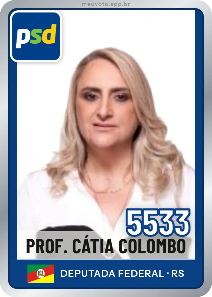 Carta de Prof. Cátia Colombo, número 5533, PSD