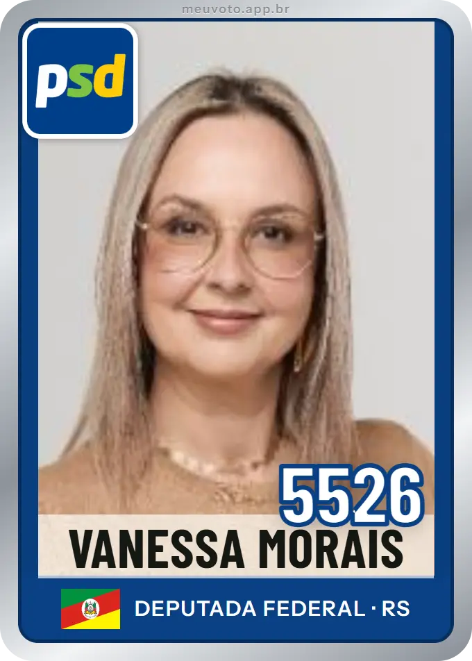 Carta de Vanessa Morais, número 5526, PSD