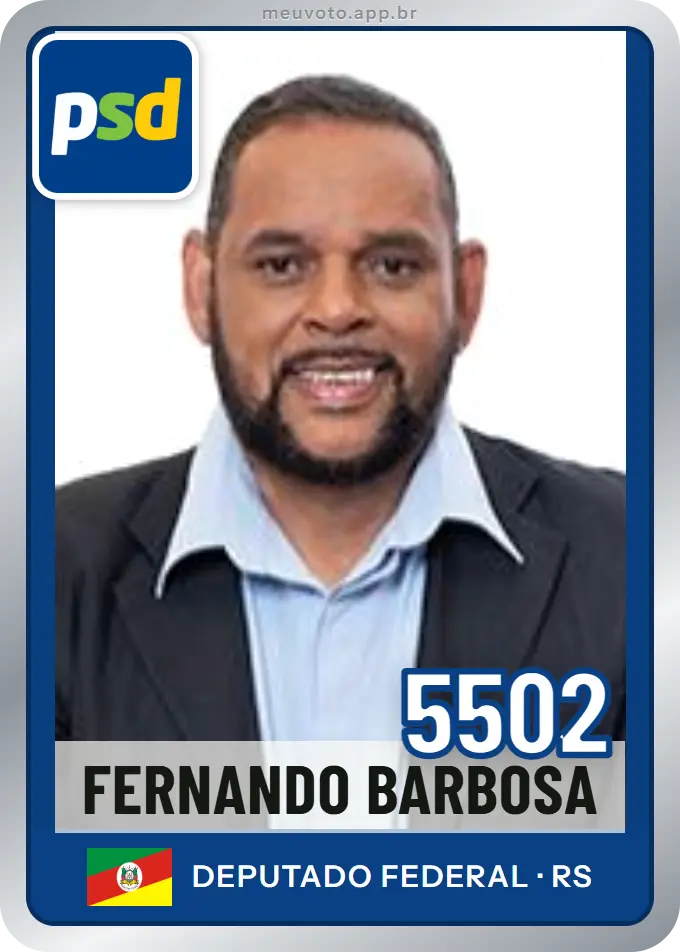 Carta de Fernando Barbosa, número 5502, PSD