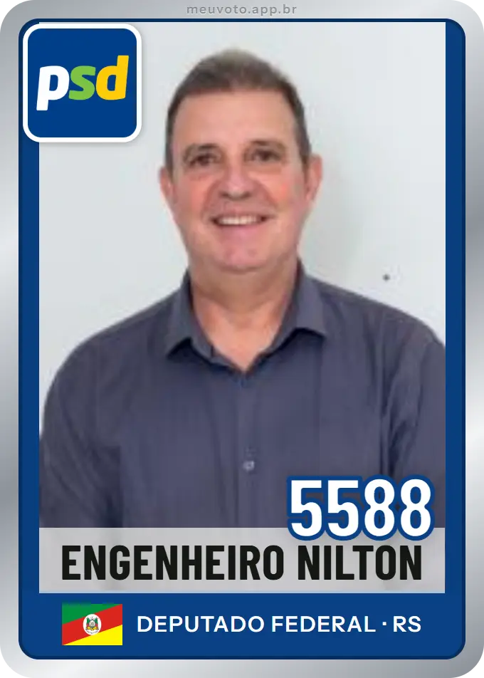 Carta de Engenheiro Nilton, número 5588, PSD