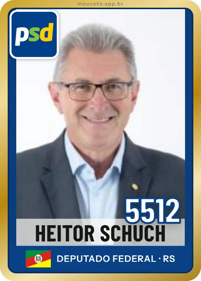 Carta de Heitor Schuch, número 5512, PSD