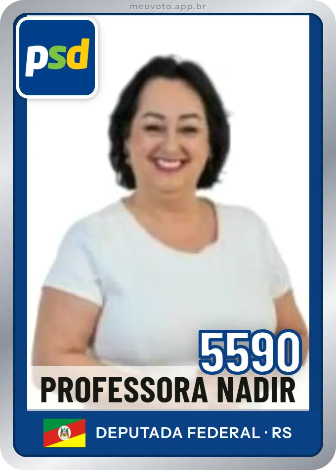 Carta de Professora Nadir, número 5590, PSD