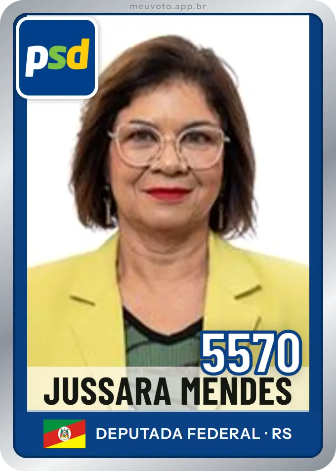Carta de Jussara Mendes, número 5570, PSD