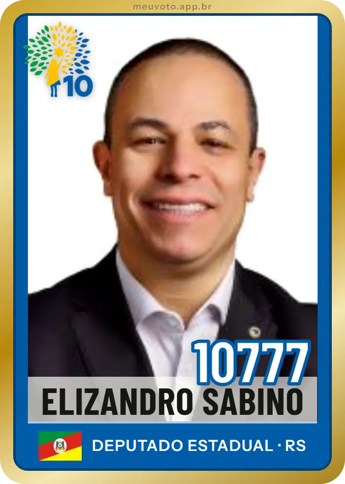 Carta de Elizandro Sabino, número 10777, Republicanos