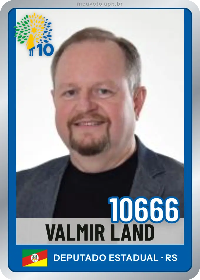 Carta de Valmir Land, número 10666, Republicanos