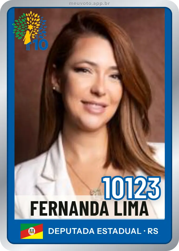 Carta de Fernanda Lima, número 10123, Republicanos
