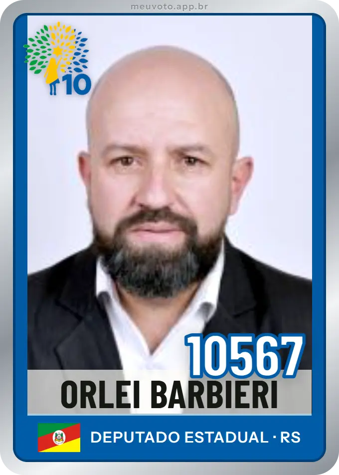 Carta de Orlei Barbieri, número 10567, Republicanos