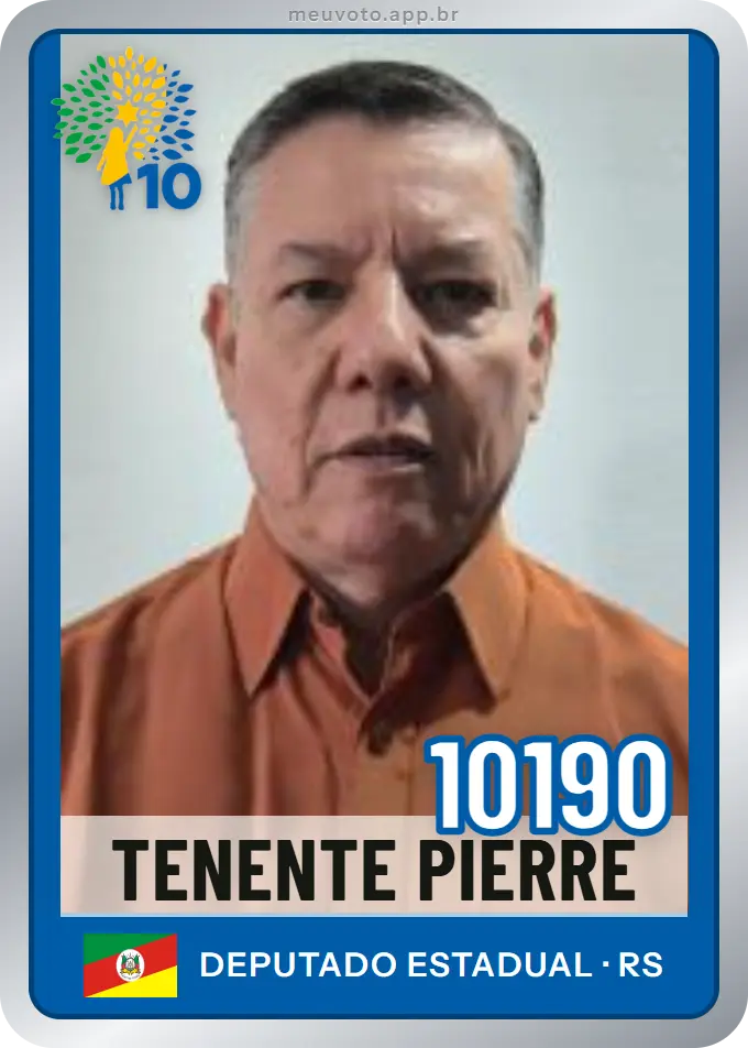 Carta de Tenente Pierre, número 10190, Republicanos