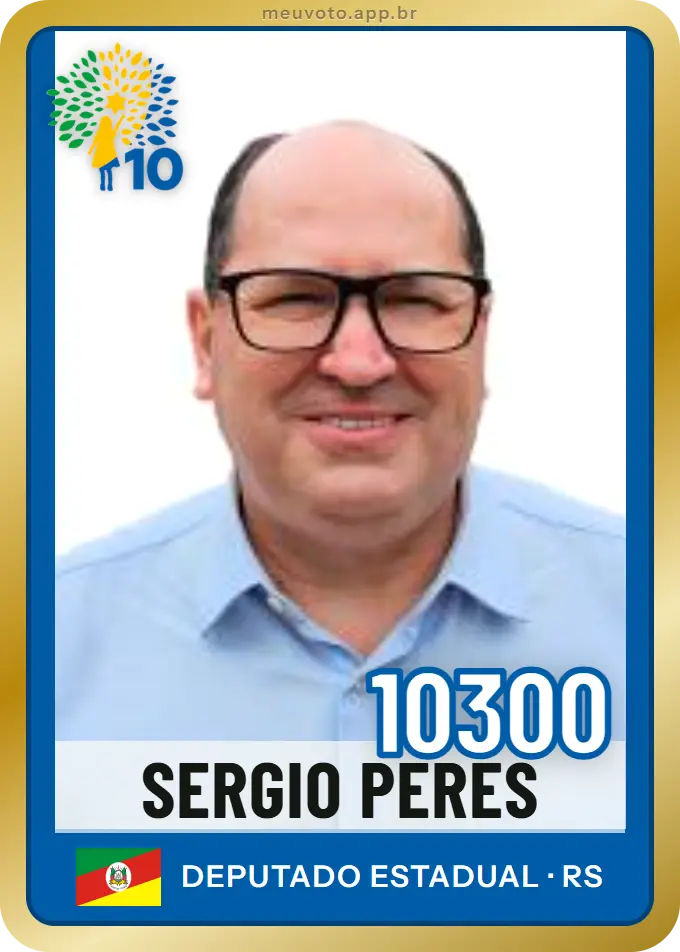 Carta de Sergio Peres, número 10300, Republicanos