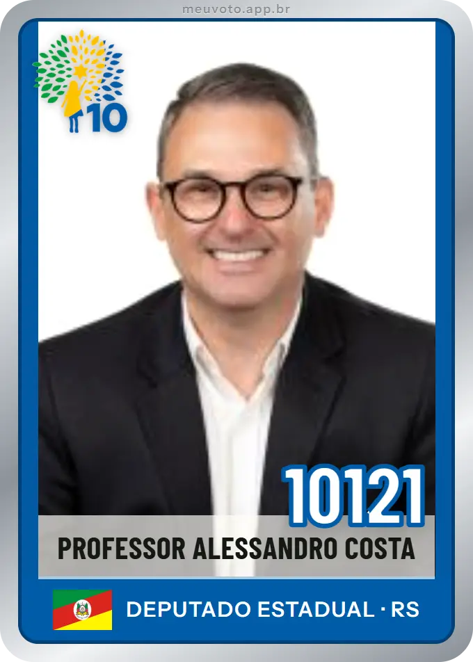 Carta de Professor Alessandro Costa, número 10121, Republicanos