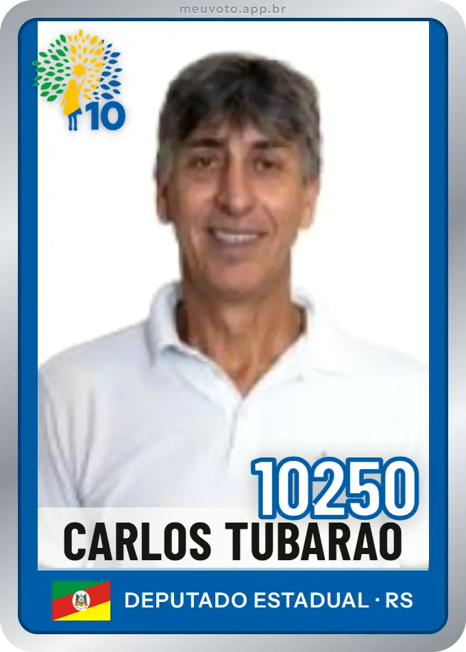 Carta de Carlos Tubarão, número 10250, Republicanos
