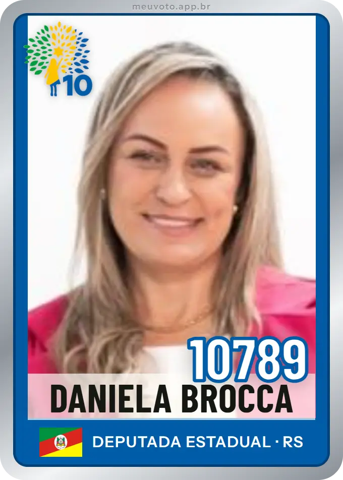 Carta de Daniela Brocca, número 10789, Republicanos