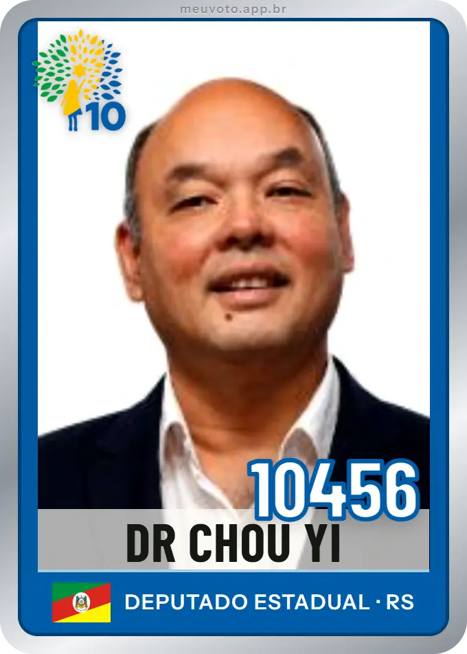 Carta de Dr Chou Yi, número 10456, Republicanos