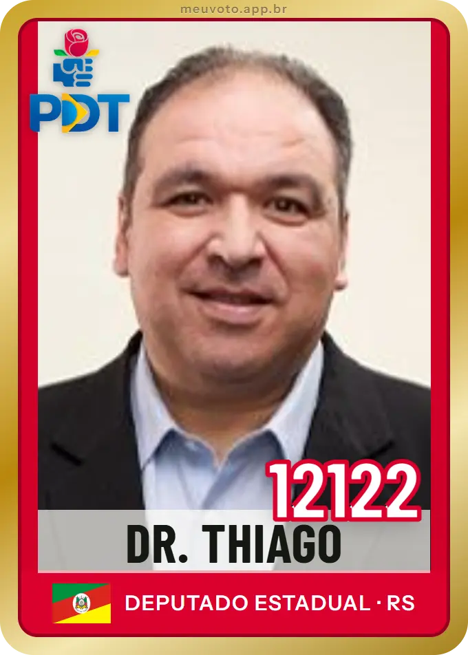 Carta de Dr. Thiago, número 12122, PDT