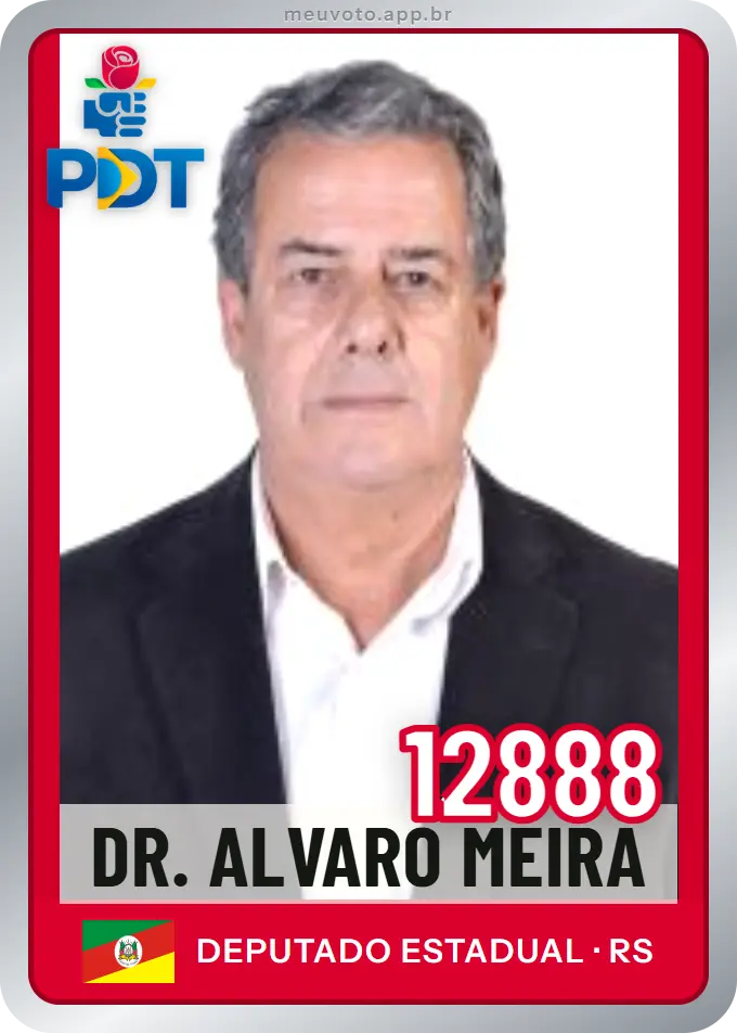 Carta de Dr. Alvaro Meira, número 12888, PDT