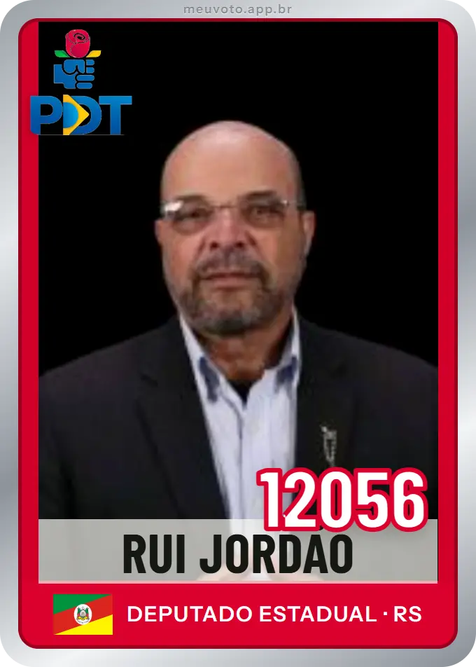 Carta de Rui Jordão, número 12056, PDT