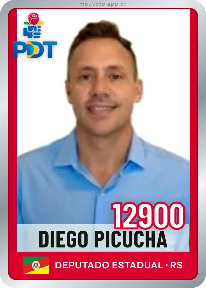 Carta de Diego Picucha, número 12900, PDT