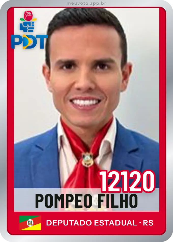 Carta de Pompeo Filho, número 12120, PDT