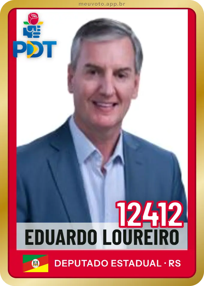 Carta de Eduardo Loureiro, número 12412, PDT
