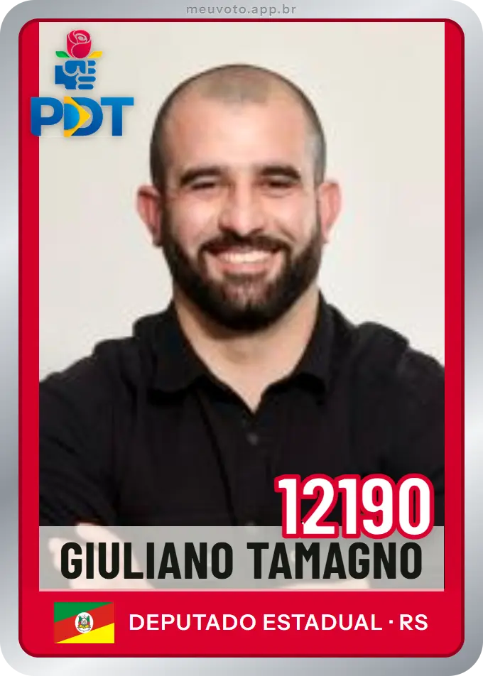 Carta de Giuliano Tamagno, número 12190, PDT