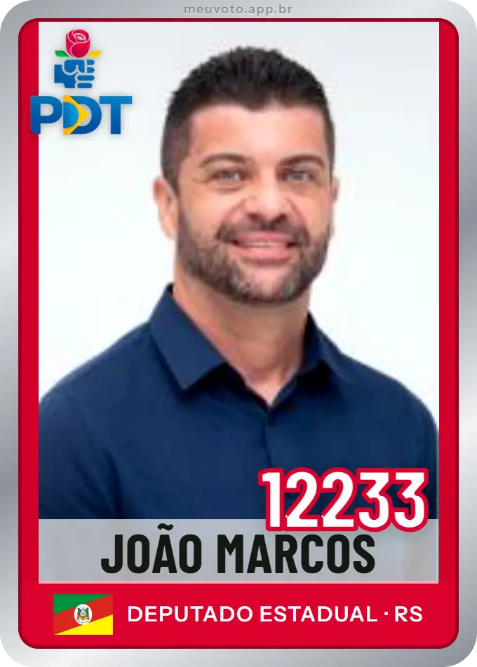Carta de João Marcos, número 12233, PDT