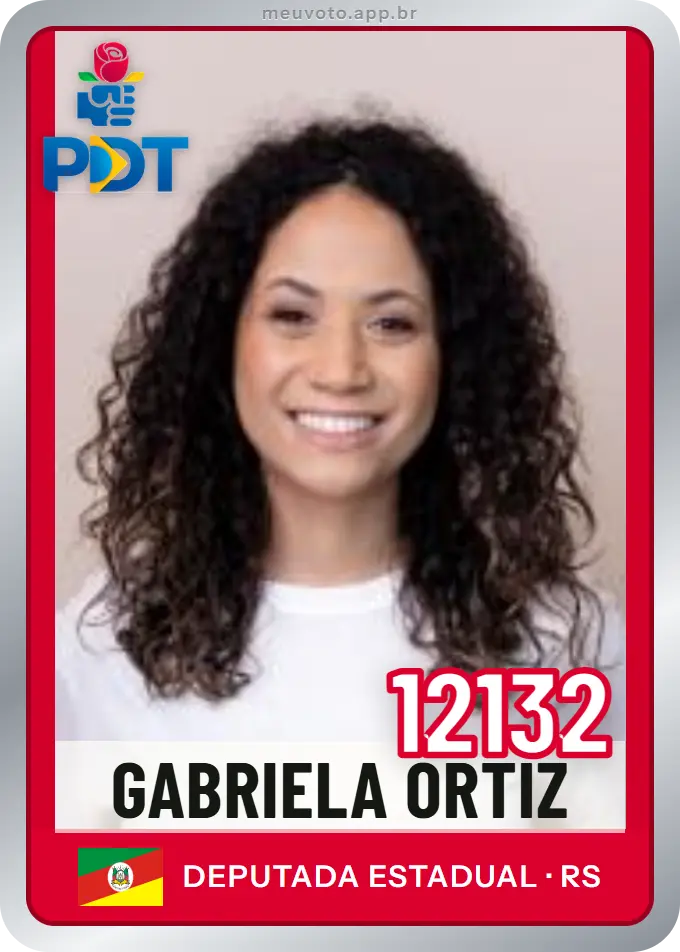 Carta de Gabriela Ortiz, número 12132, PDT