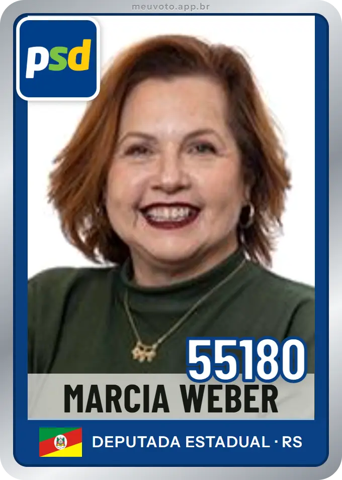 Carta de Marcia Weber, número 55180, PSD