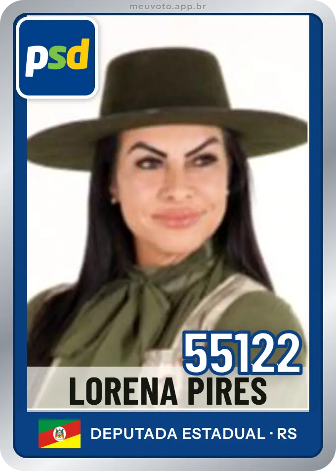 Carta de Lorena Pires, número 55122, PSD