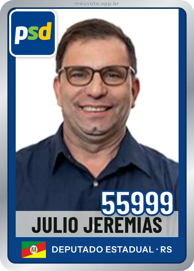 Carta de Julio Jeremias, número 55999, PSD