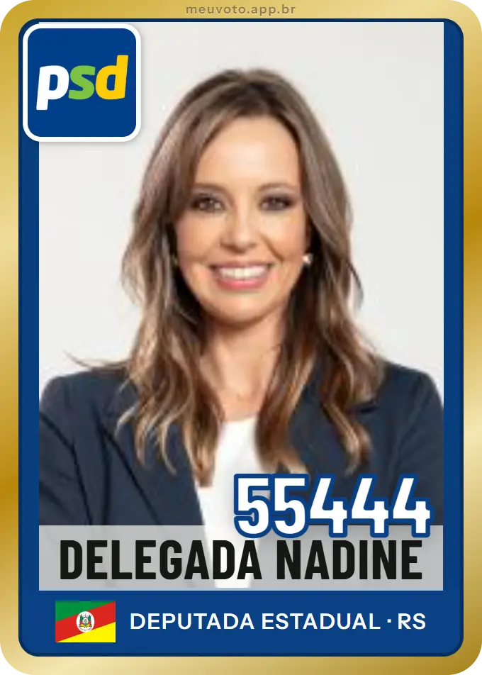 Carta de Delegada Nadine, número 55444, PSD