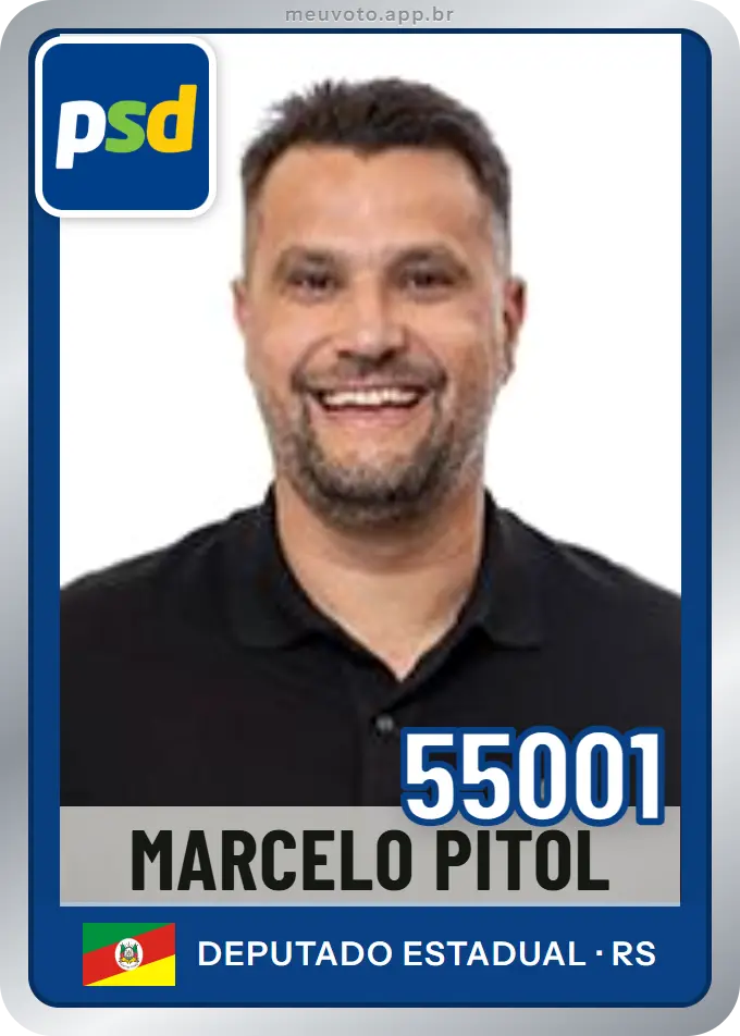 Carta de Marcelo Pitol, número 55001, PSD