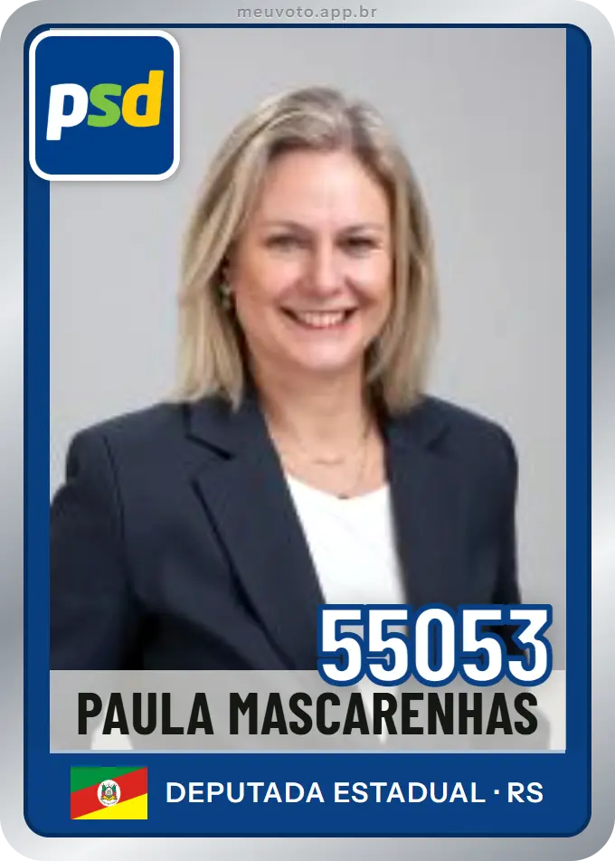 Carta de Paula Mascarenhas, número 55053, PSD