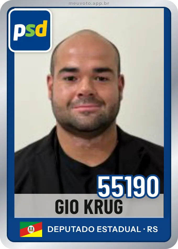 Carta de Gio Krug, número 55190, PSD