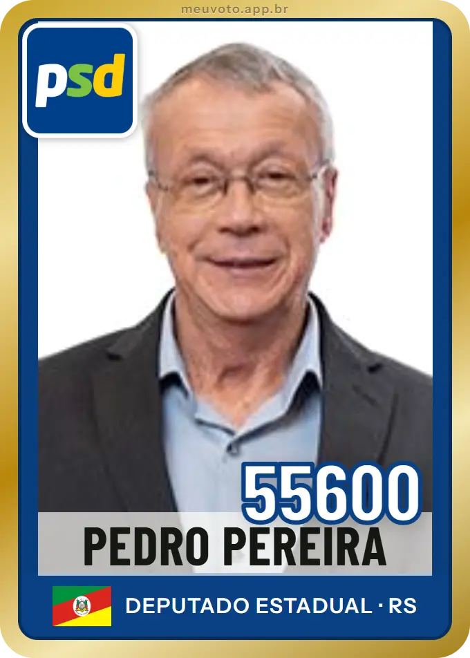 Carta de Pedro Pereira, número 55600, PSD