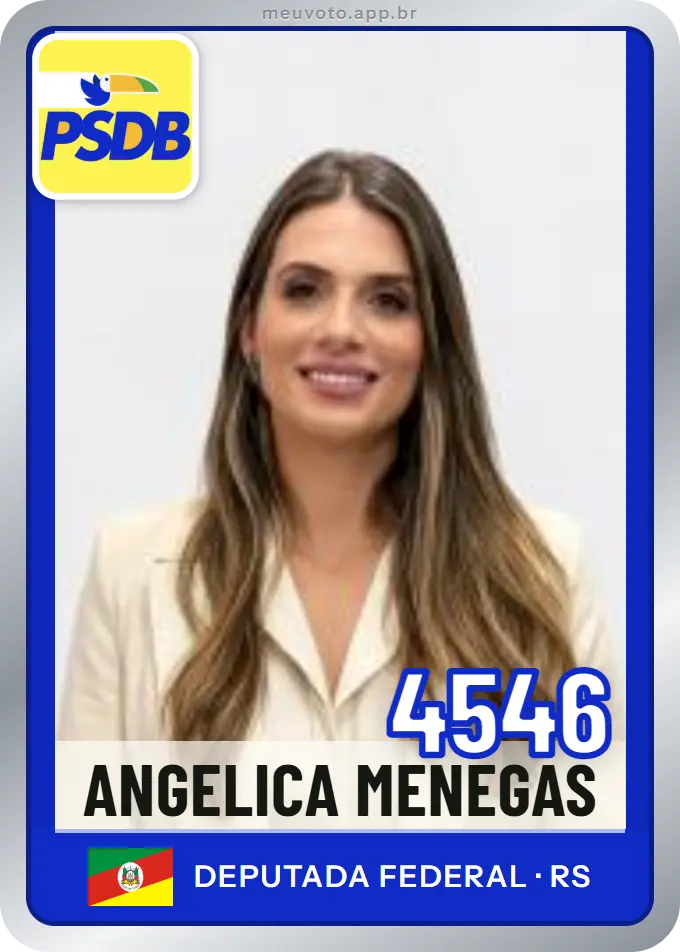 Carta de Angelica Menegas, número 4546, PSDB