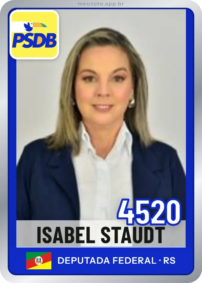 Carta de Isabel Staudt, número 4520, PSDB