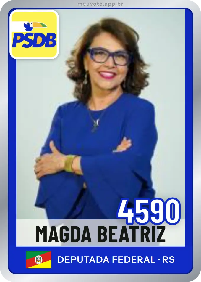 Carta de Magda Beatriz, número 4590, PSDB