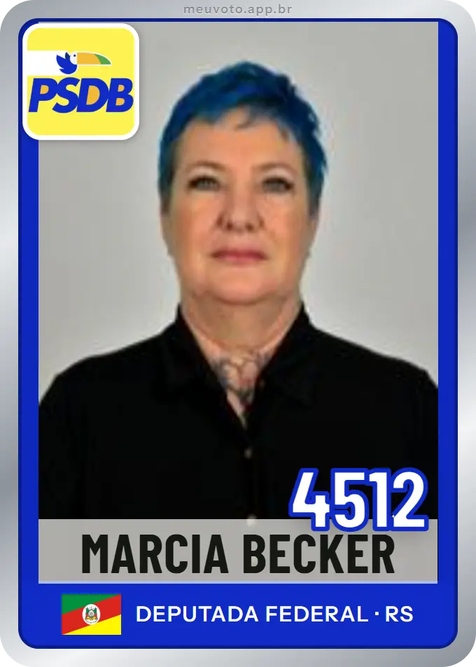 Carta de Marcia Becker, número 4512, PSDB