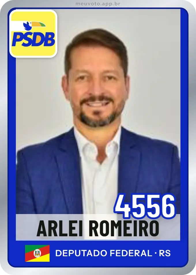 Carta de Arlei Romeiro, número 4556, PSDB
